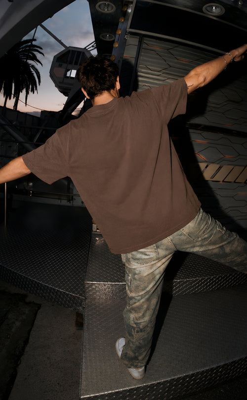Dead pool brown cropped tshirt