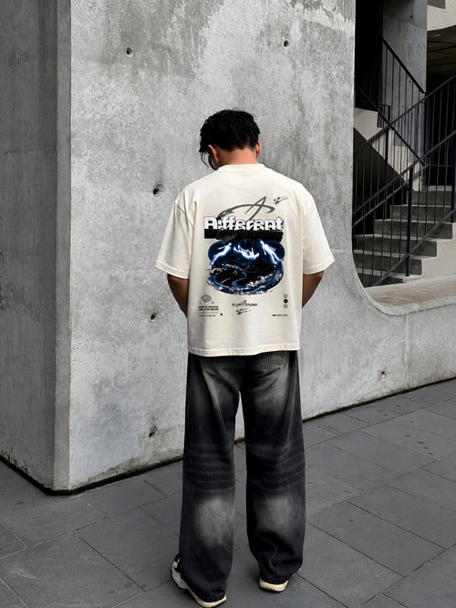 Another world off white boxy fit cropped tshirt