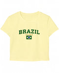 Butter Yellow Baby Tee Front Design