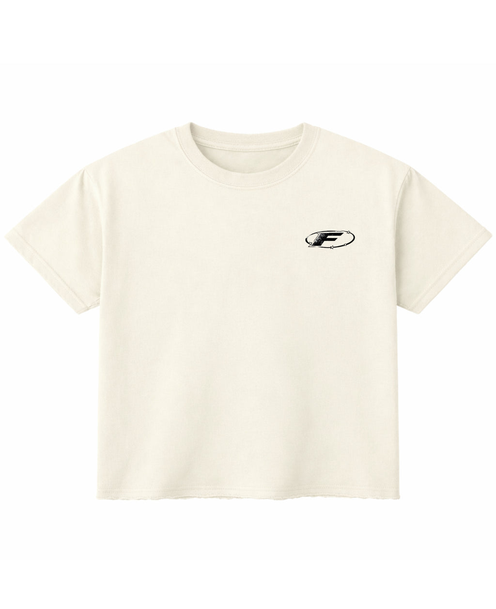 Off White Boxy Fit T-shirt Front Design