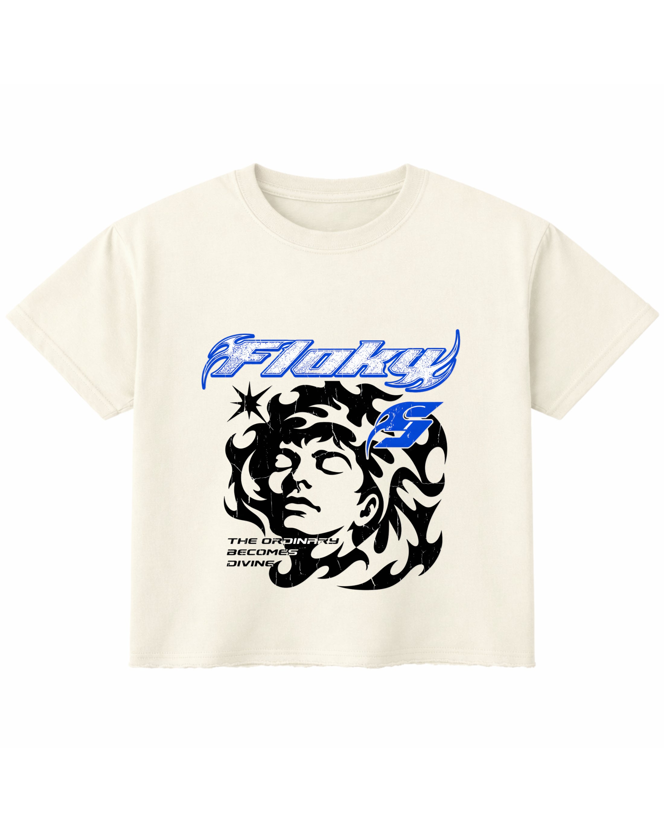 Off White Boxy Fit T-shirt Front Design