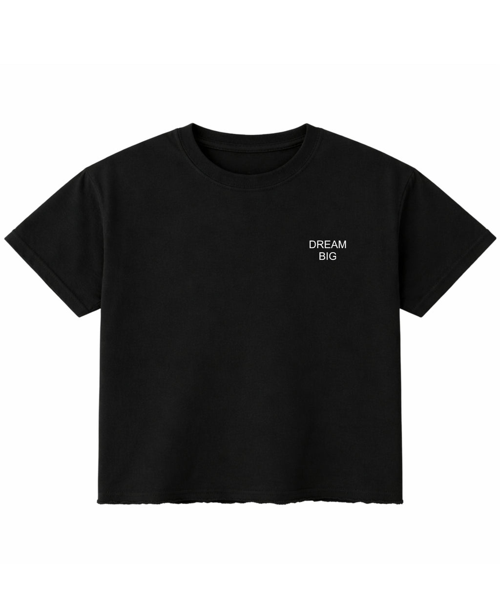 Black Boxy Fit T-shirt Front Design