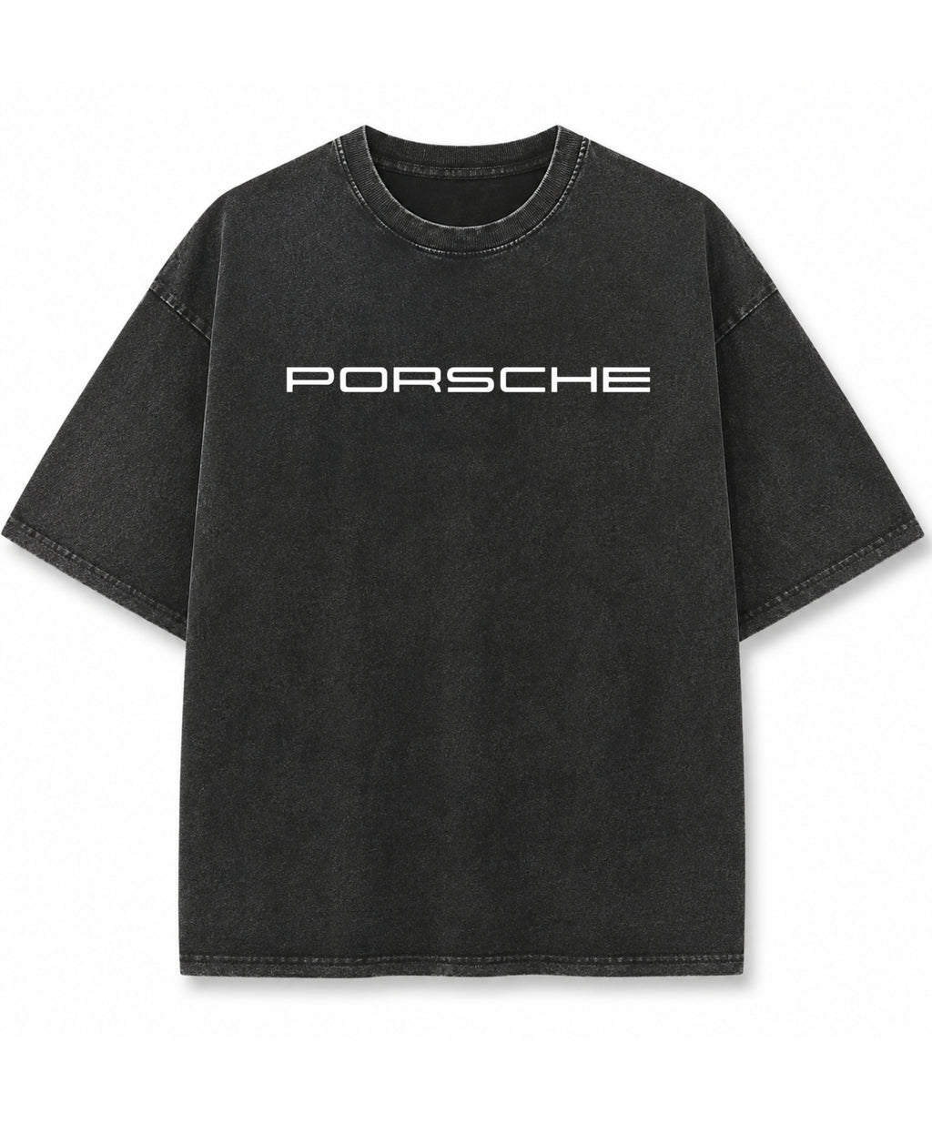 Vintage Fade Wash Oversized T-shirt Front Design