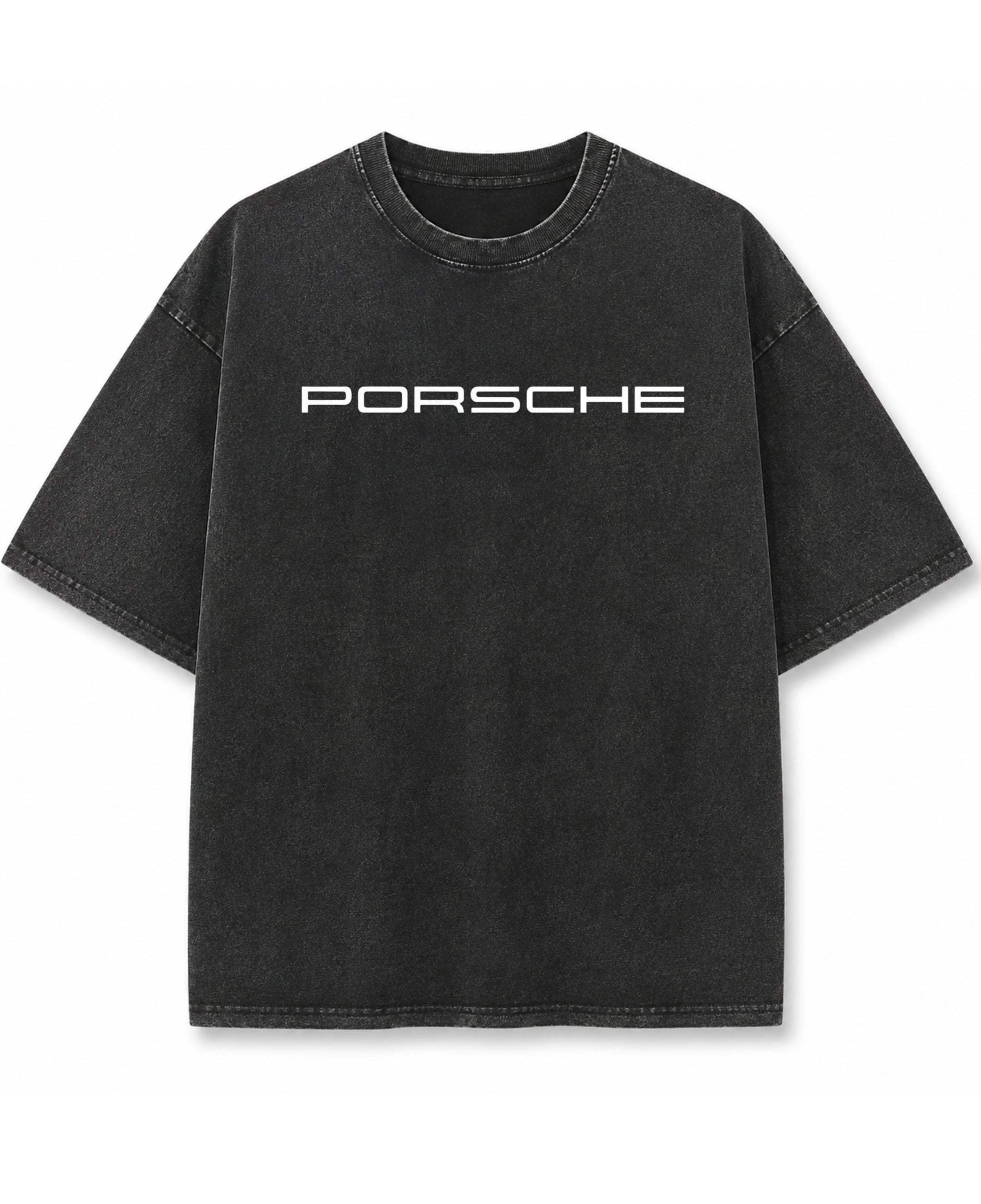 Vintage Fade Wash Oversized T-shirt Front Design