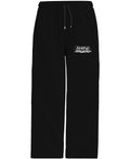 Black Baggy Fit Sweatpants Front Design